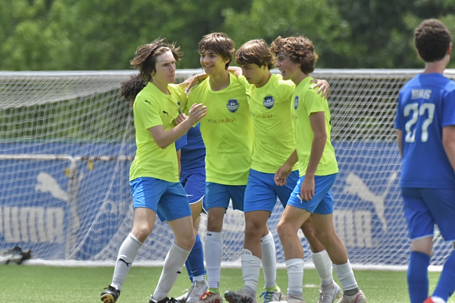 Boys Soccer Celebration